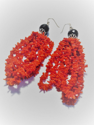 Naušnice Koralj Srebro