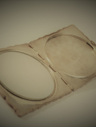 Srebrno Džepno Ogledalo