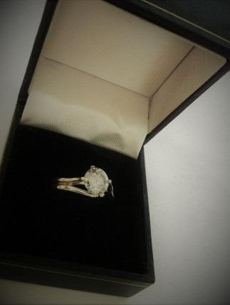 Moissanite Zaručnički Prsten